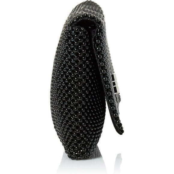 ❤️Trina Mesh Evening Black Clutch for Women Shoulder Bag - Picture 3 of 6